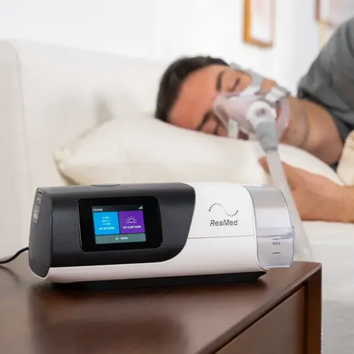 ResMed AirSense 11 Elite CPAP Cihazı + Nemlendirici + F40 Tam Yüz Maskesi - Görsel 3